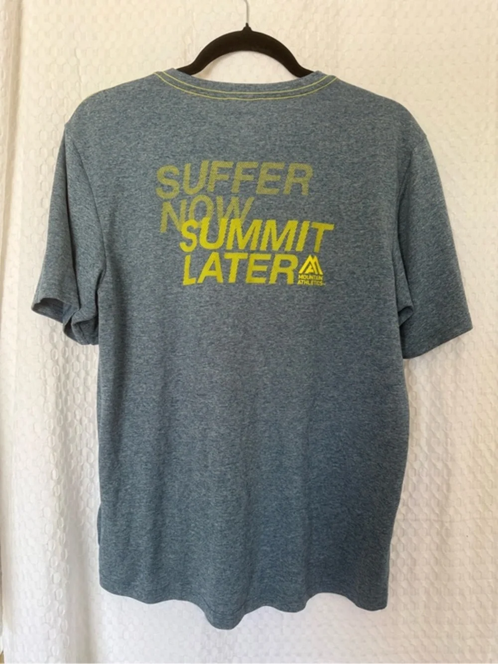 The North Face Graphic Performance Tee Small Gray Hiking Shirt